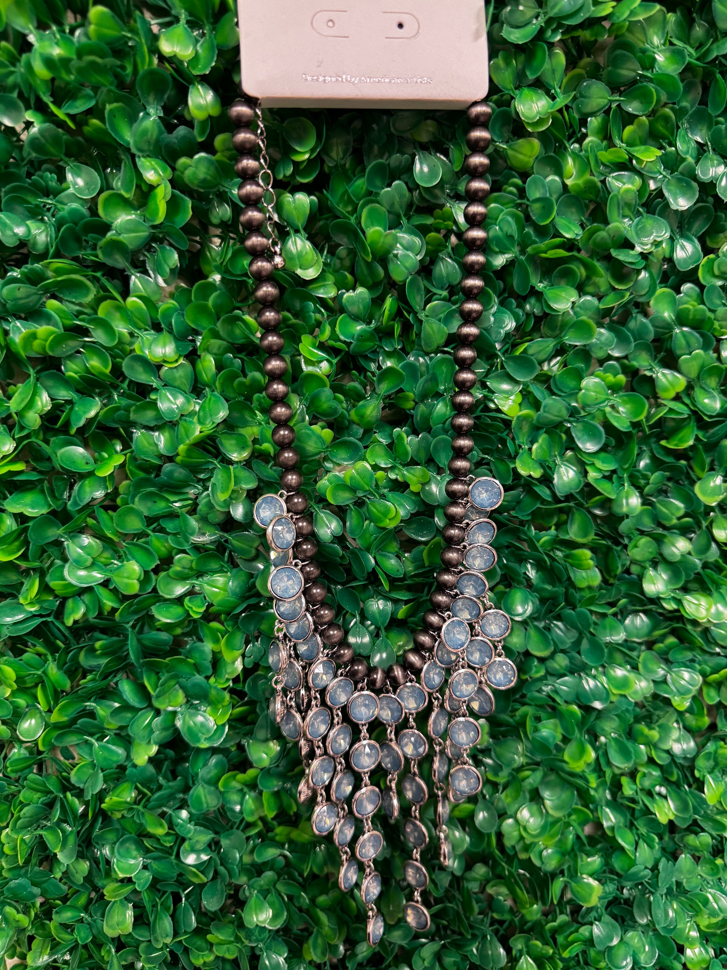 ICEY BLUE GM NECKLACE