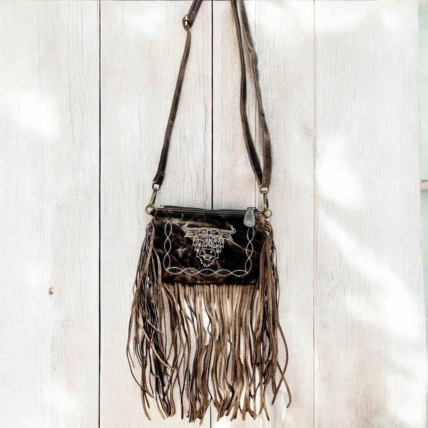 Crossbody fringe