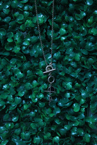 SEMI-PRESIOUS GOLD CHAIN FAITH NECKLACE