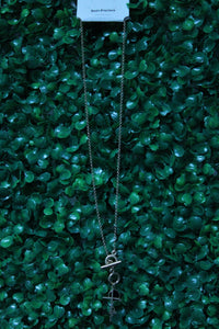 SEMI-PRESIOUS GOLD CHAIN FAITH NECKLACE