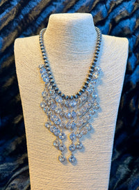 HIPPIE BRAND NAVAJO BEAD CASCADE NECKLACE