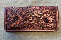 CHEEKYS GENUINE TOOLED LEATHER WALLET
