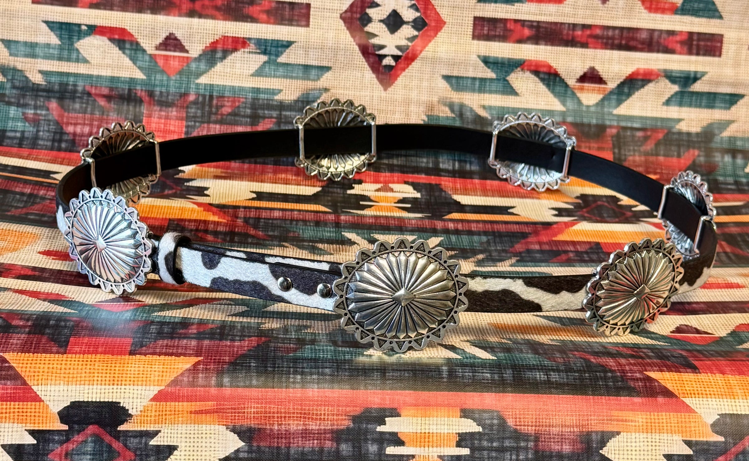 HAIR ON HIDE SQUASH BELT