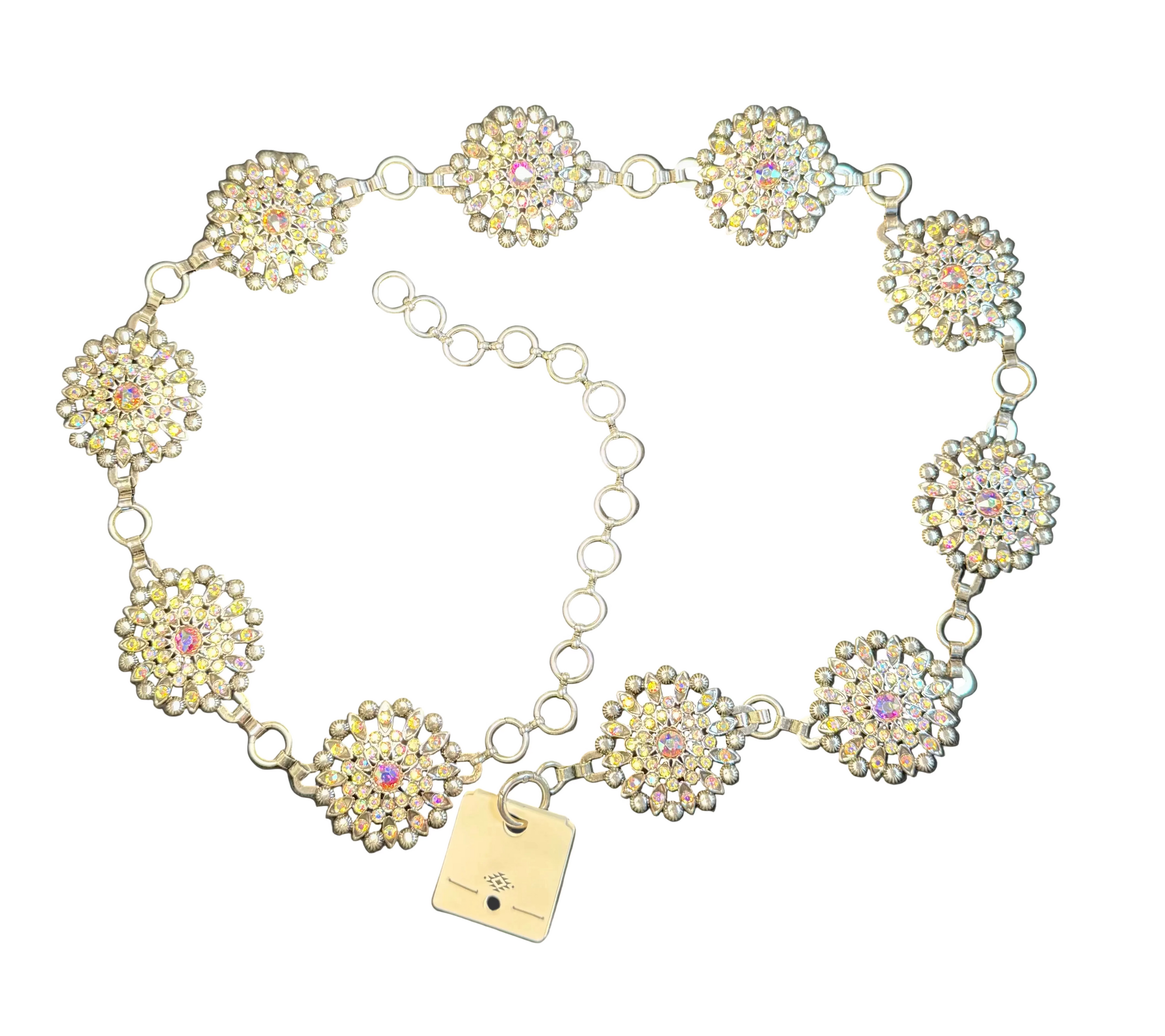 AB FLOWER METAL BELT
