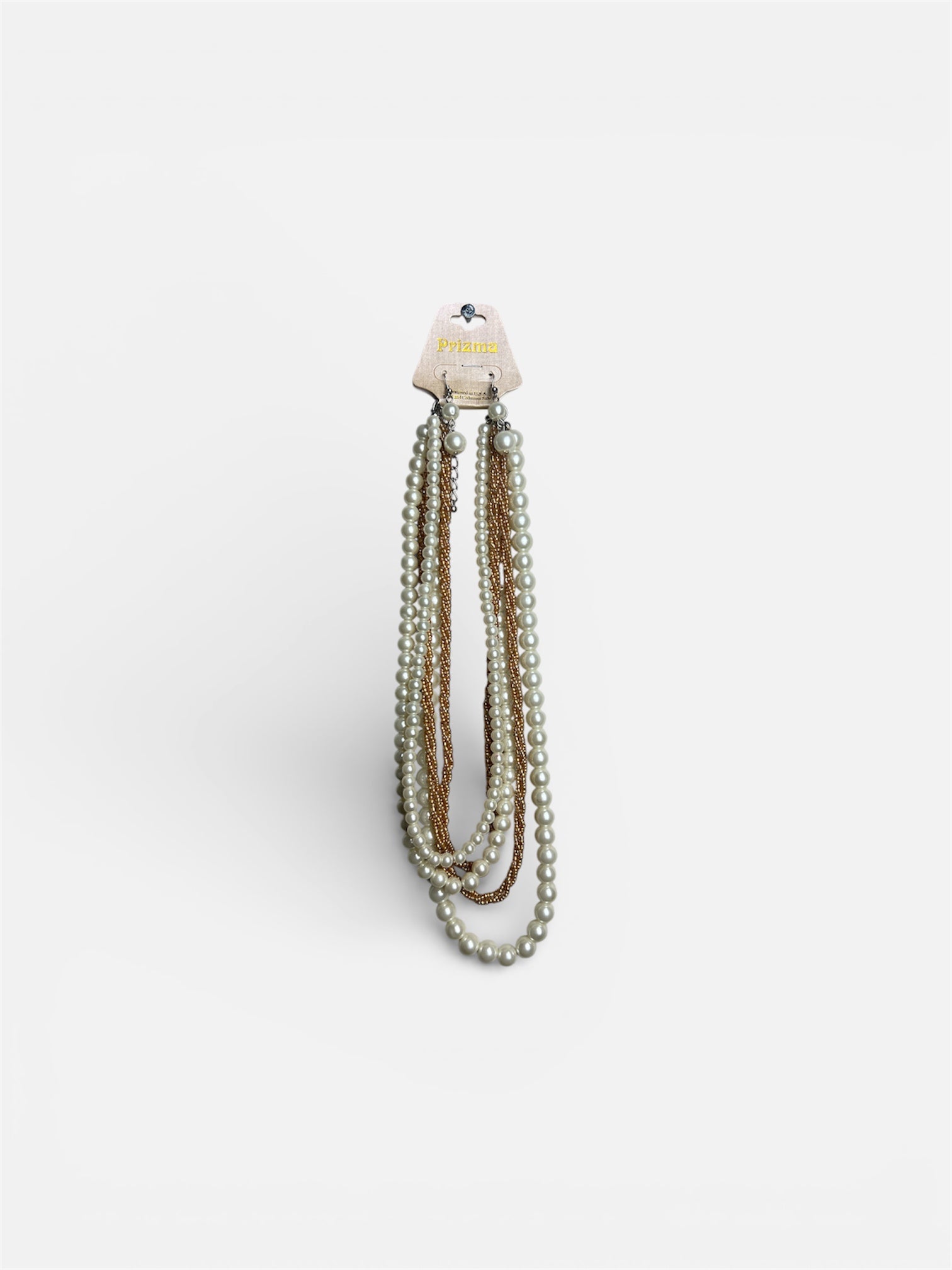 PEARL N GOLD NECKACE