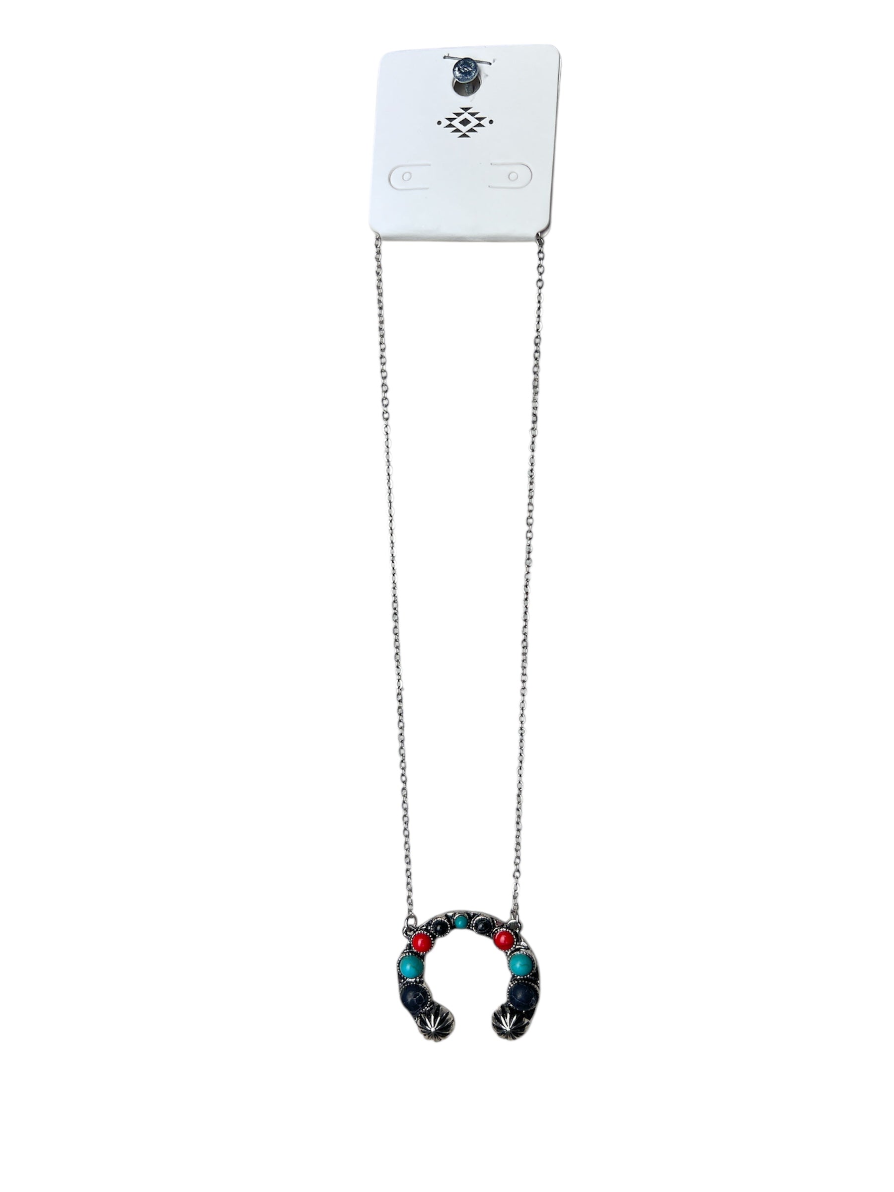 HORSESHOE SILVE CHAIN NECKLACE