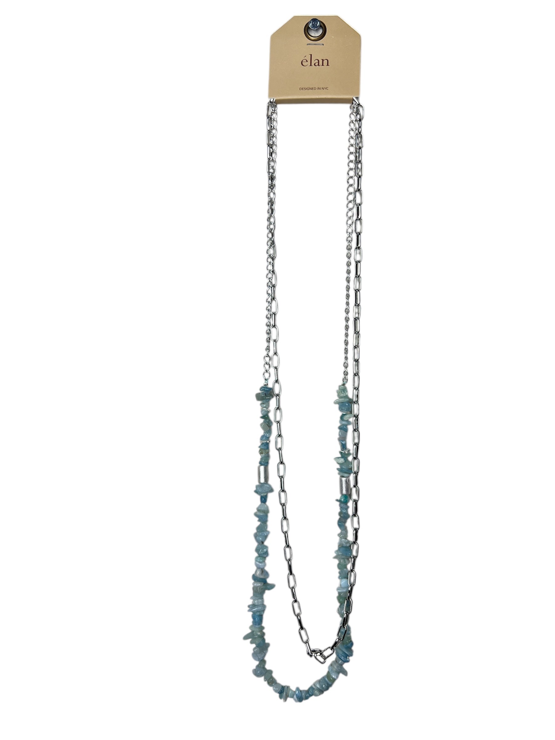 OCEAN STONE SILVER NECKLACE