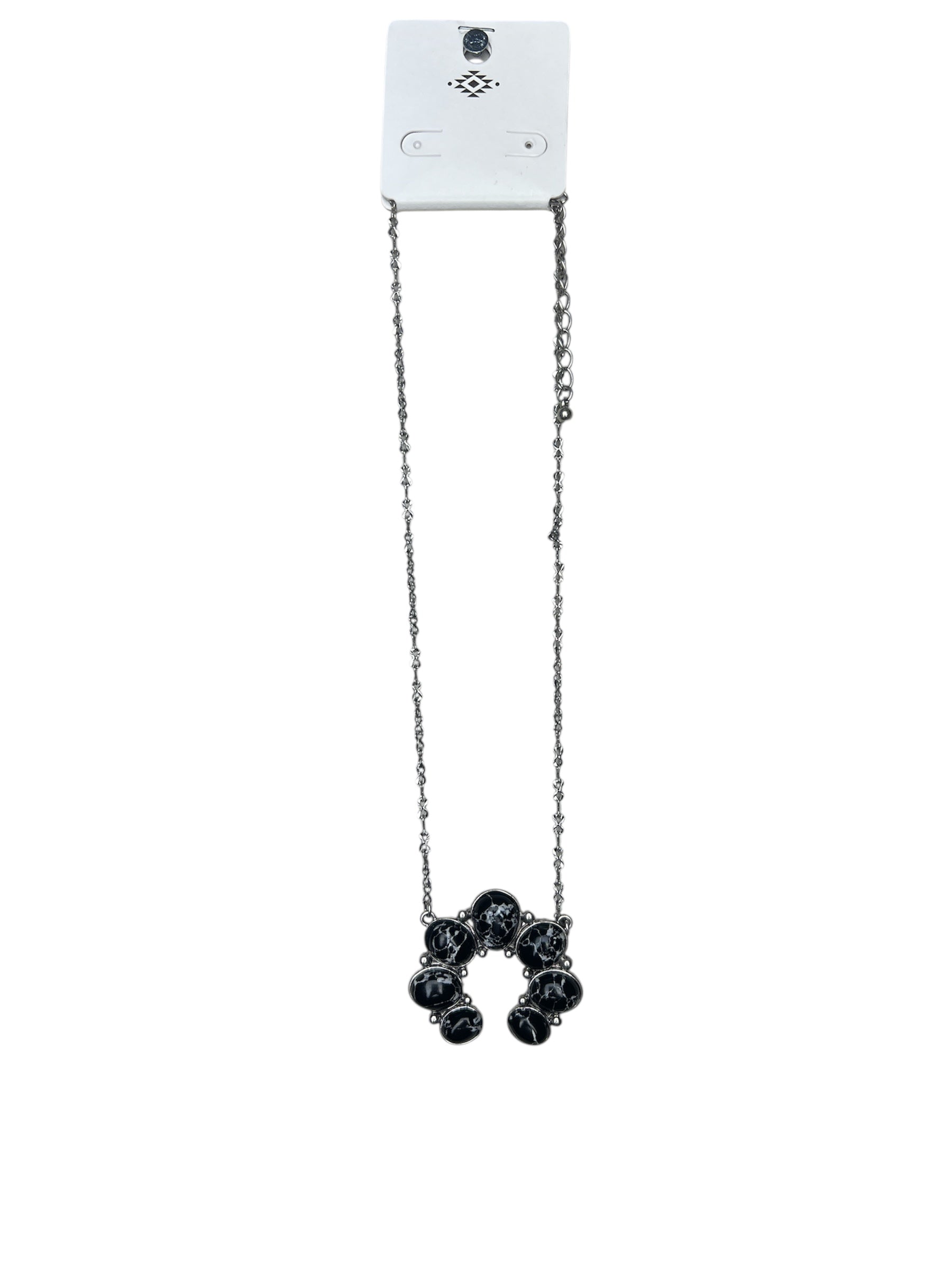 BLACK GEM RING NECKLACE