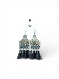 HOLY HOOD PLATE EARRINGS