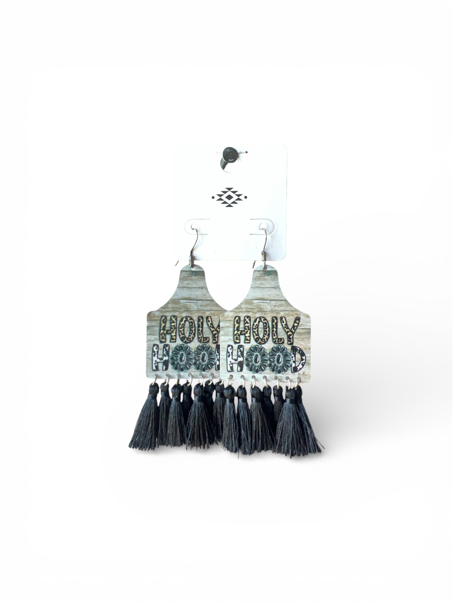 HOLY HOOD PLATE EARRINGS