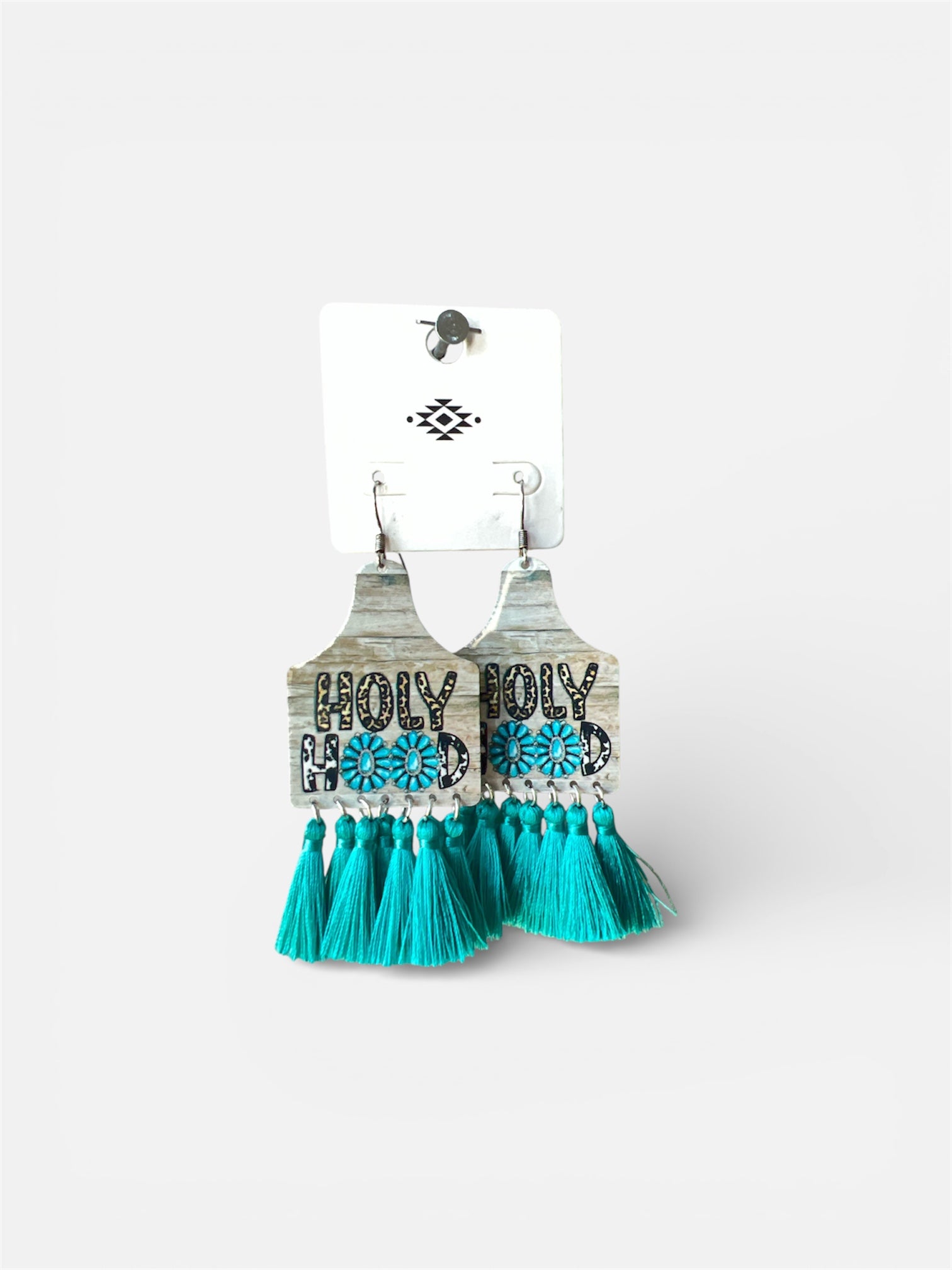 HOLY HOOD PLATE EARRINGS