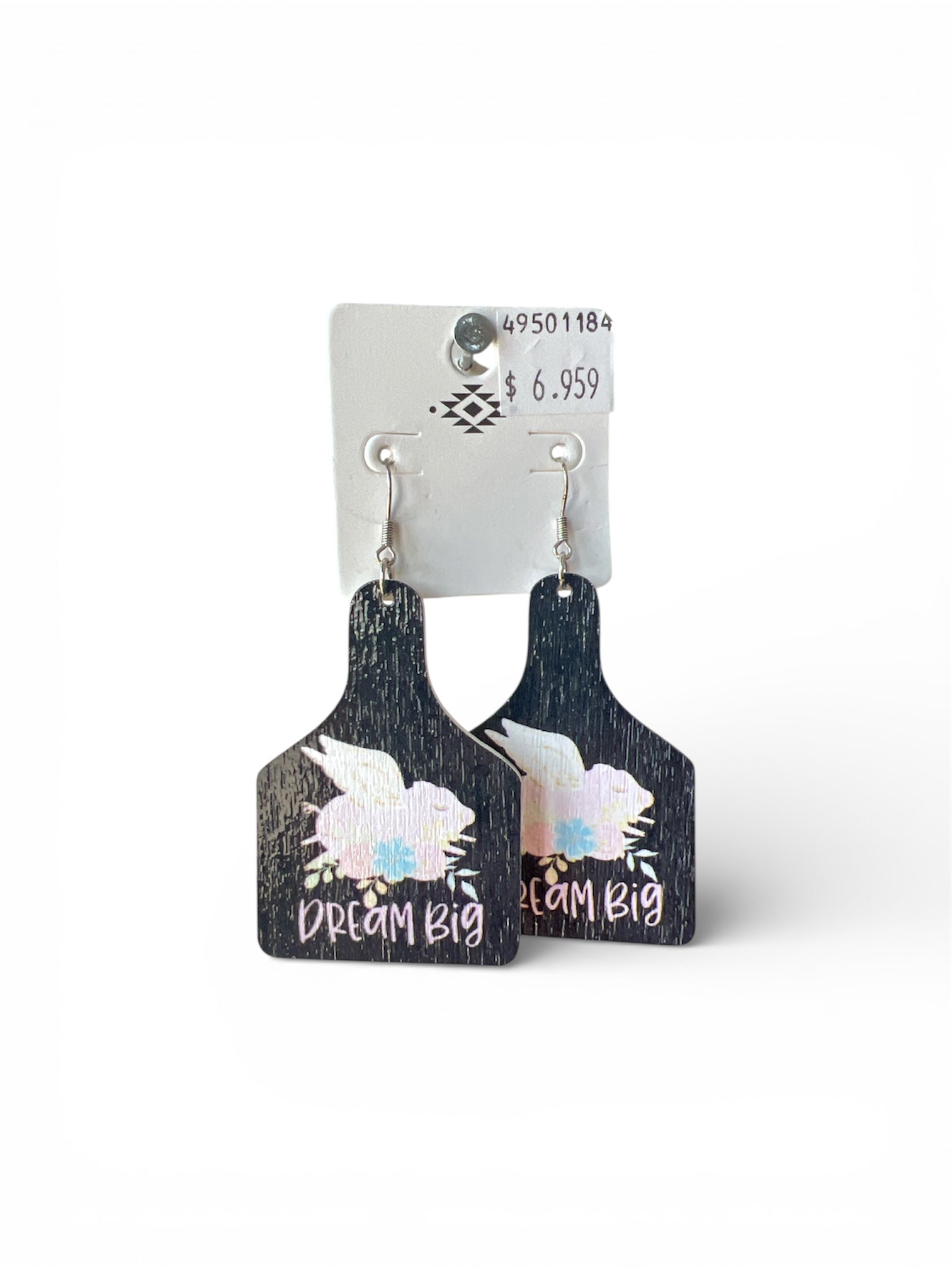 DREAM BIG PLATE EARRINGS