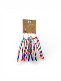 TEARDROP TASSEL EARRINGS