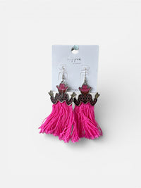COWGIRL SKIRT DANGLE EARRINGS