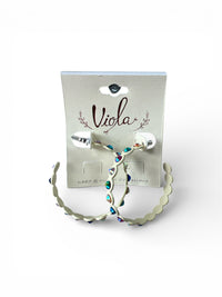 SPARKLY HOOP EARRINGS